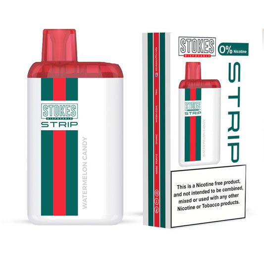 STOKES Strip - 0% Nic. (Disposable Device) - 4000 puffs - Watermelon Candy