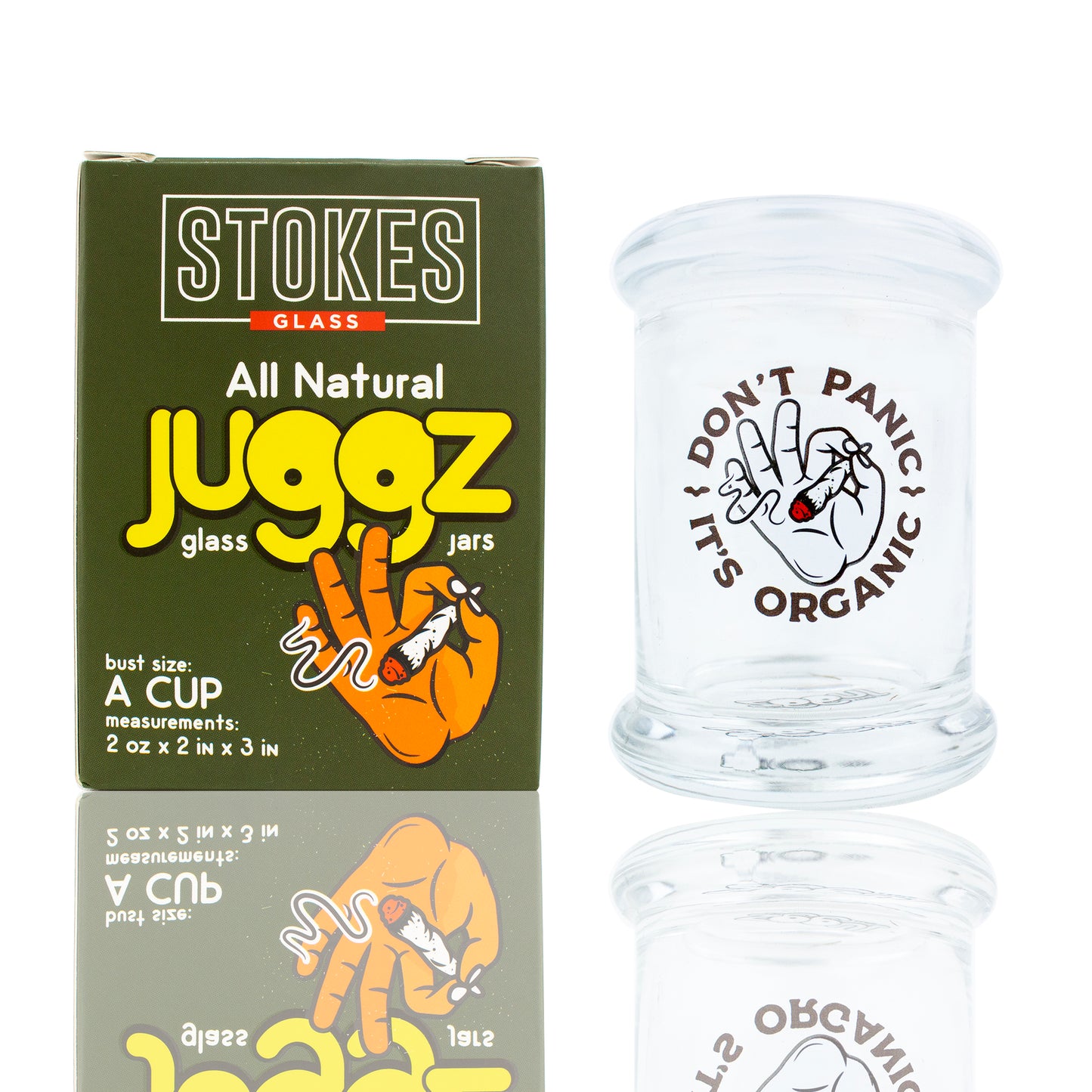 STOKES Juggz Glass Jars - Don’t Panic