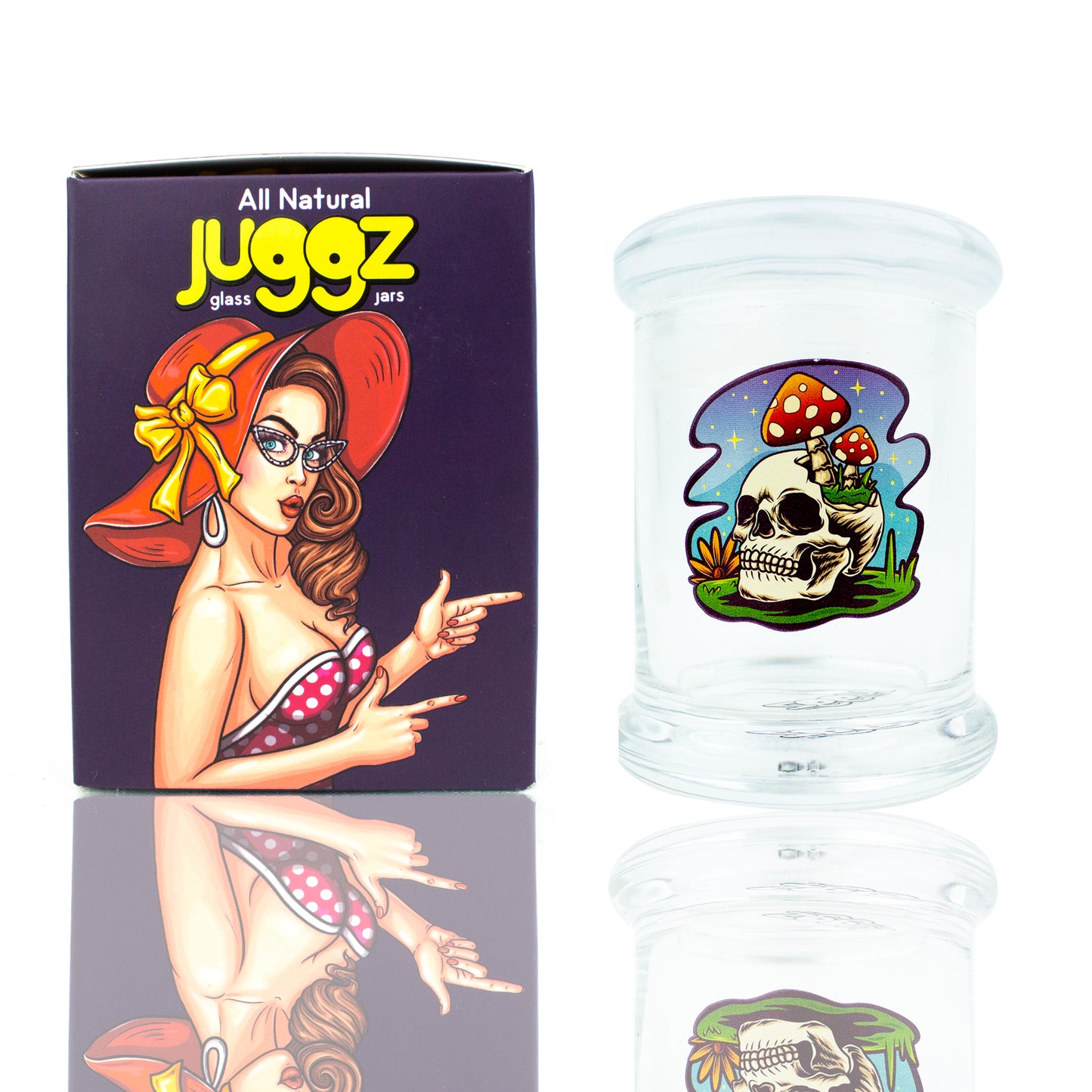 STOKES Juggz Glass Jars - Skeleton