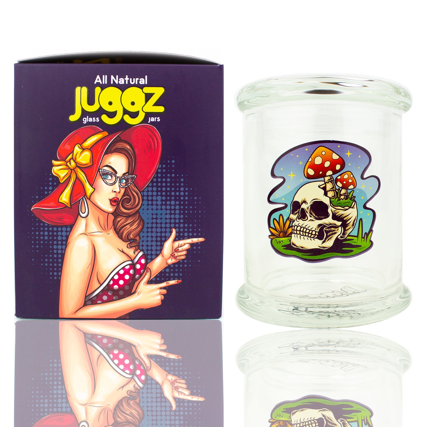 STOKES Juggz Glass Jars - Skeleton