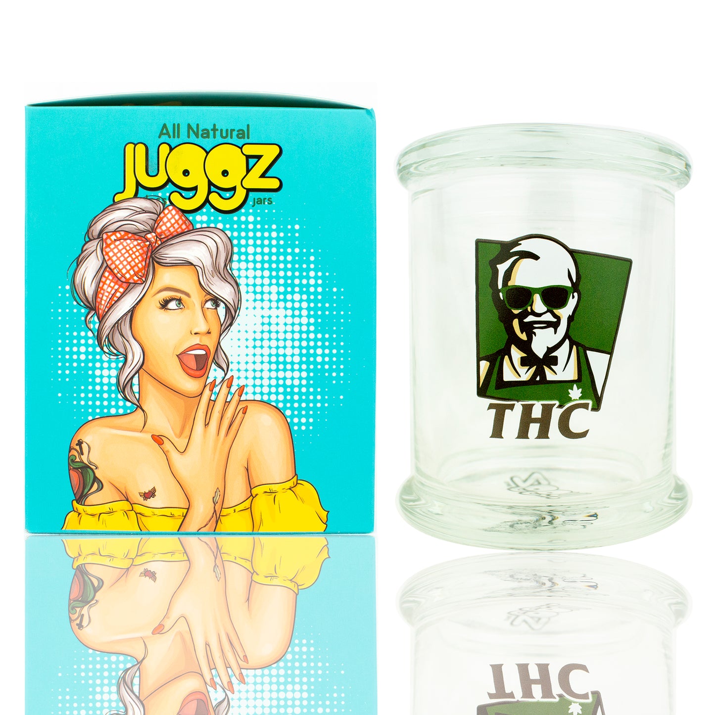 STOKES Juggz Glass Jars - THC