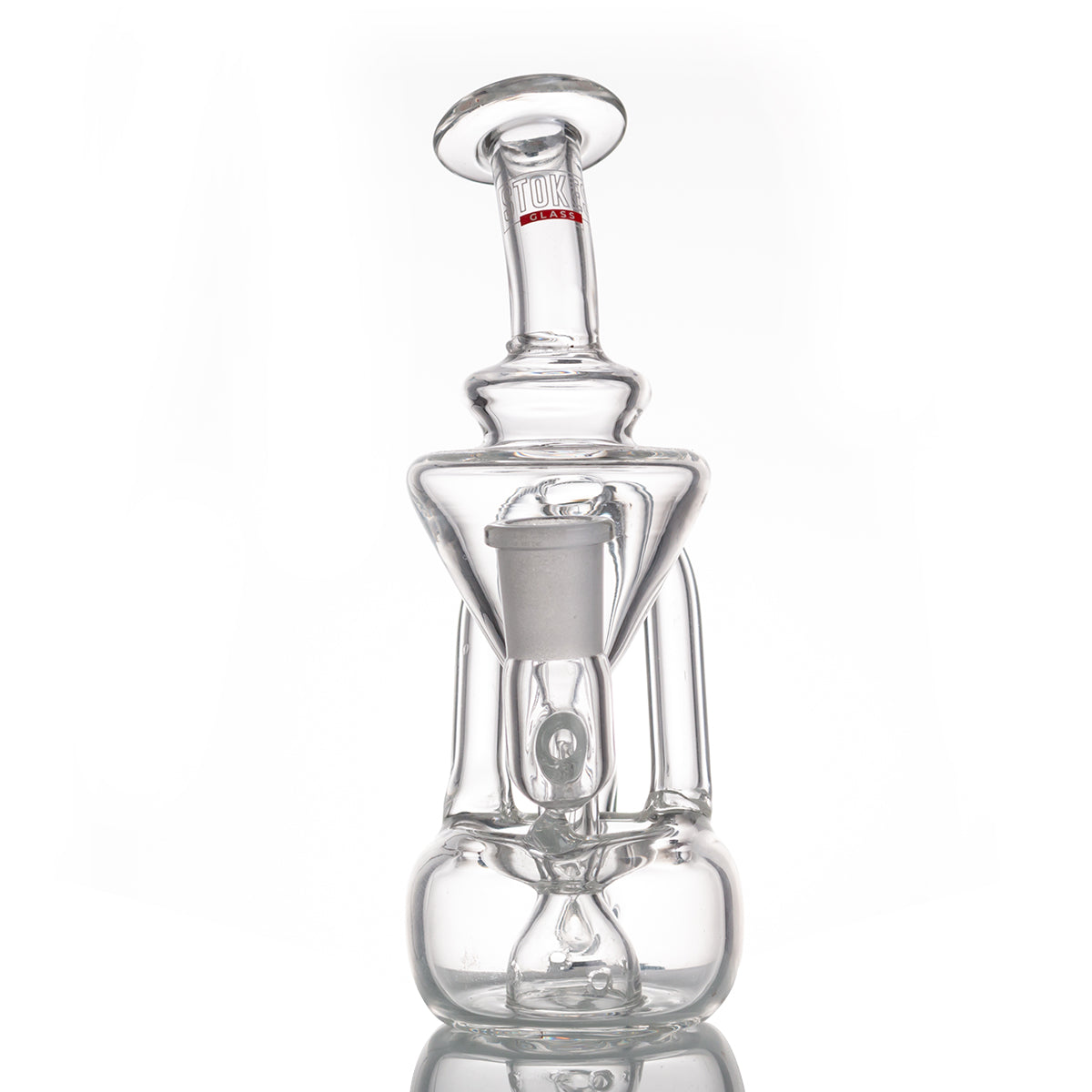 Stokes 48 Vortex 10mm Banger Glass Dab Rig