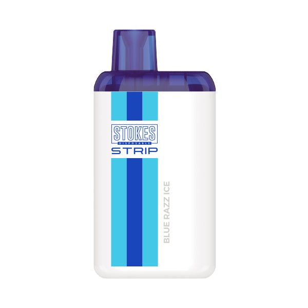 STOKES Strip - 5% Nic. (Disposable Device) - 4000 Puffs - Blue Razz Ice