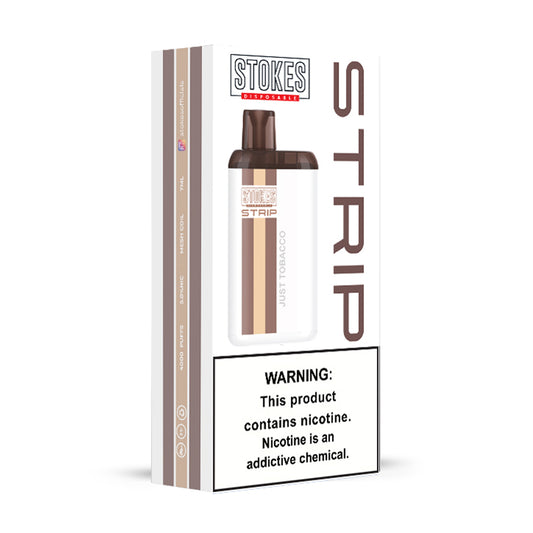 STOKES Strip - 5% Nic. (Disposable Device) - 4000 puffs - Just Tobacco