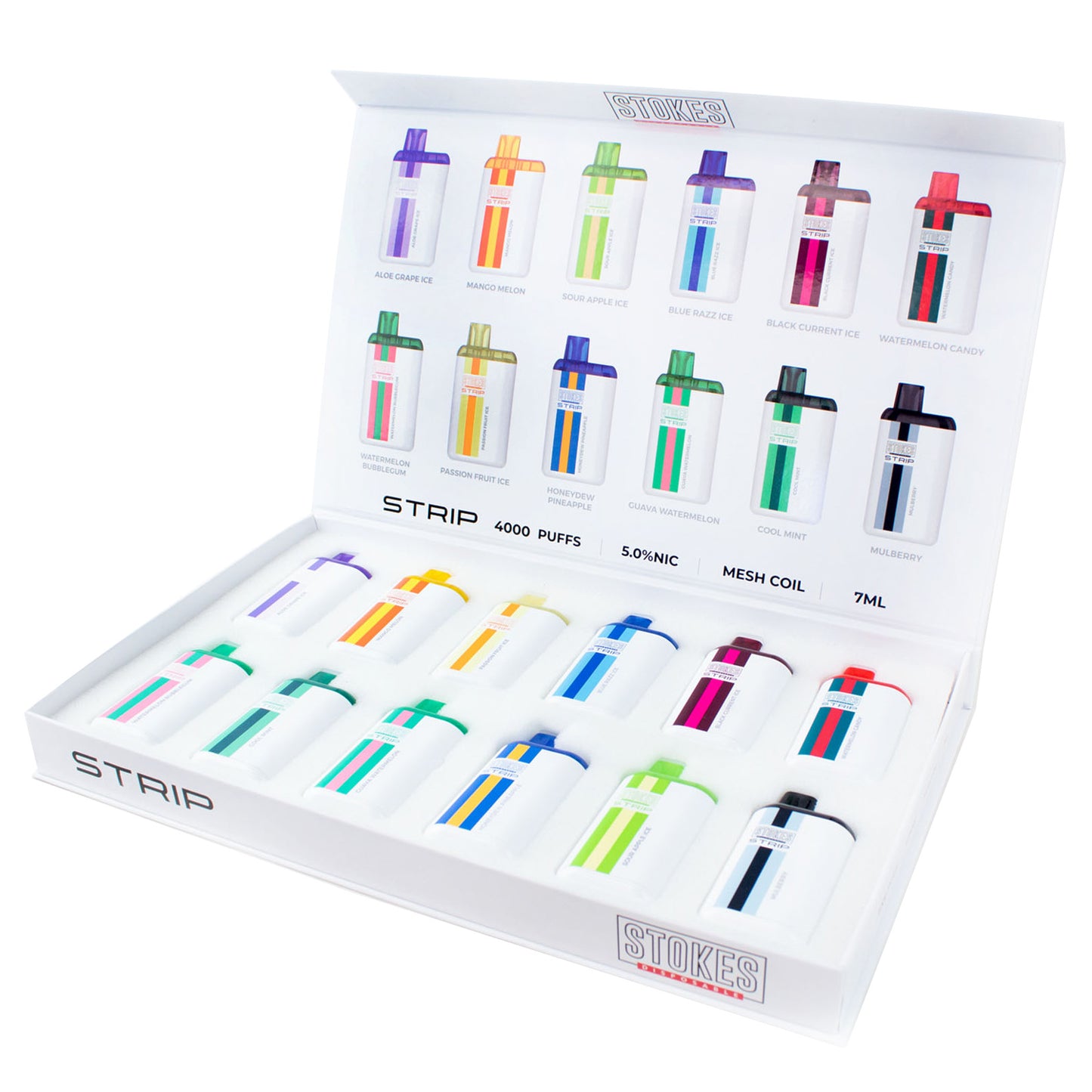 STOKES Strip Gift Box - (Disposable Device) - 4000 puffs