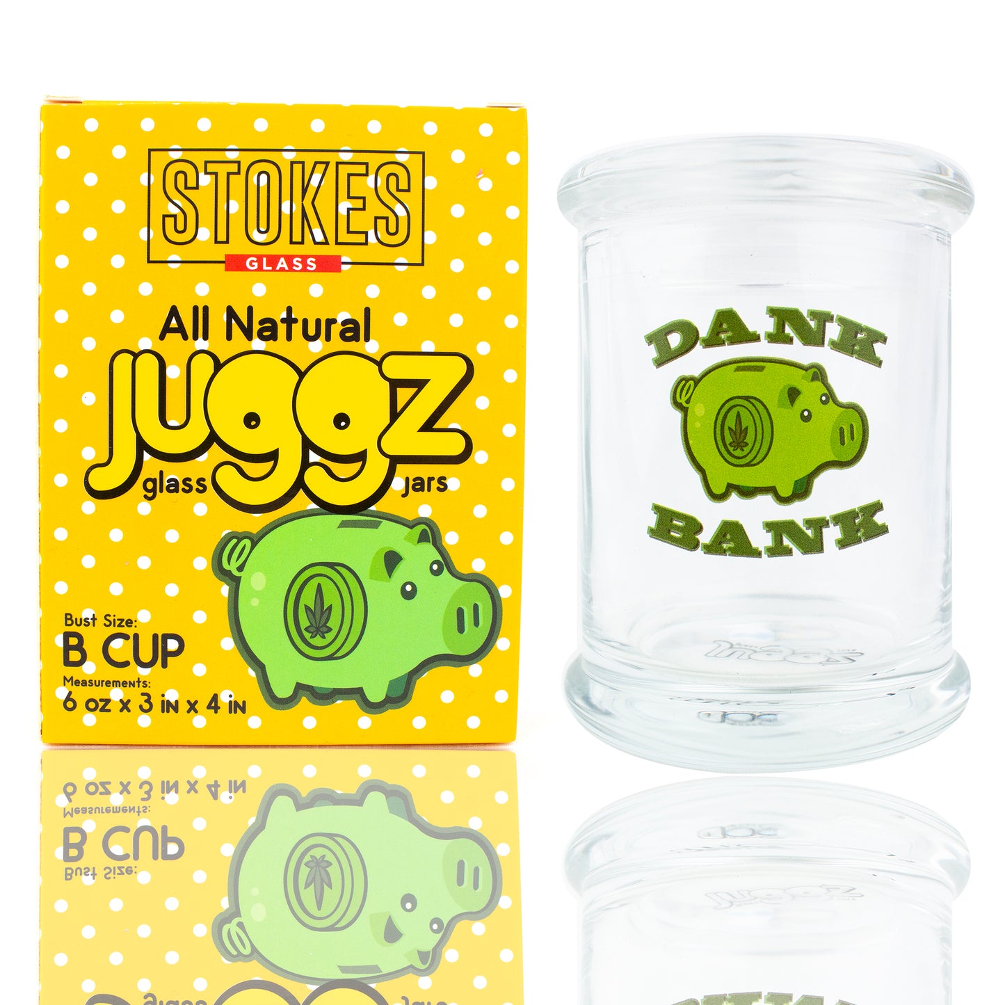 STOKES  Juggz Glass Jars - Dank Bank
